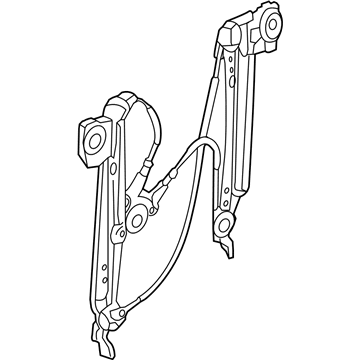 BMW 51-35-7-339-589 Rear Left Window Regulator