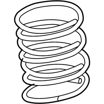 Kia 546302E500 Front Suspension-Coil Spring