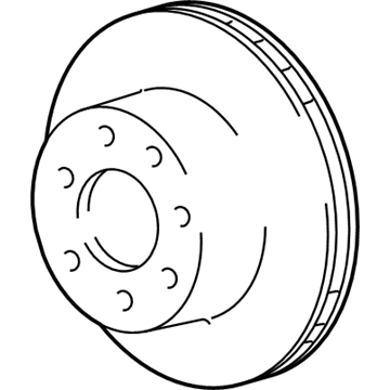 Ford 4U2Z-1V125-P Rotor