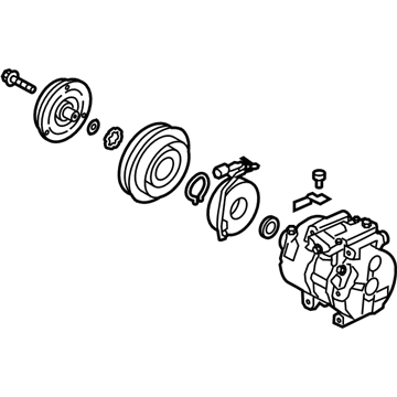 Kia 977011U100RU Reman Compressor Assembly