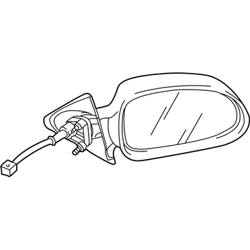 Mopar 55077624AE Outside Rear-View Mirror Right