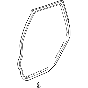 GM 88969774 Weatherstrip, Rear Side Door