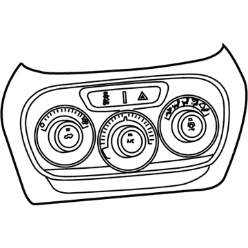 Mopar 1UV93DX9AE Air Conditioner And Heater Control