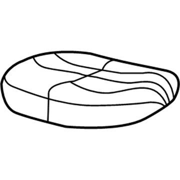 Ford 2C5Z-7863841-AA Seat Cushion Pad