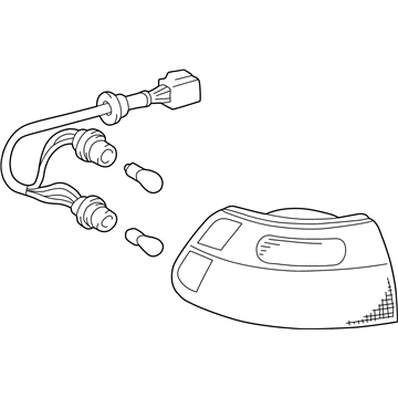 Toyota 81550-08010 Combo Lamp Assembly