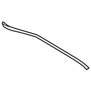 BMW 51-76-9-465-616 GAP SEAL A-PILLAR RIGHT