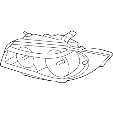 BMW 63-11-7-273-842 Front Right Headlight
