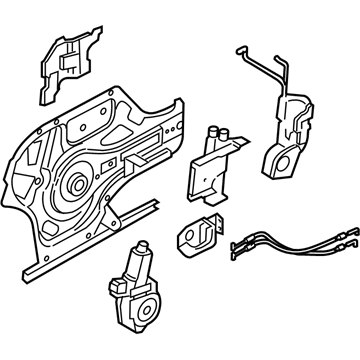 Kia 824803F010 Module Assembly-Front Door, RH