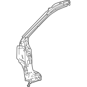 Lexus 61108-0E906 Reinforce Sub-Assembly, Front Body Pillar
