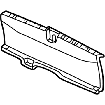 Honda 84640-S82-A00ZA Lining, RR. Panel *NH120L* (STAR BLACK)