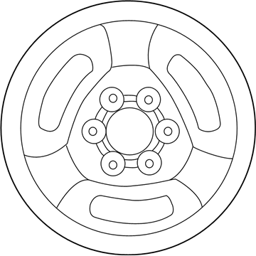 Infiniti 40300-1W329 Aluminum Wheel