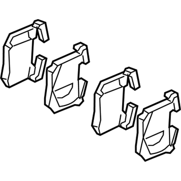 Kia 58302J5A50 Pad Kit-Rear Disc Brake