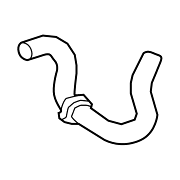 Lexus 16572-24060 Hose, Radiator, NO.2