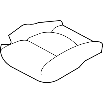 Kia 882601M000AF1 Front Seat Cushion Passenge Covering