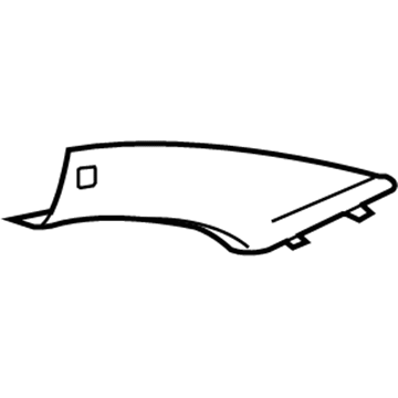 BMW 51-43-7-321-387 Cover, Column A Left