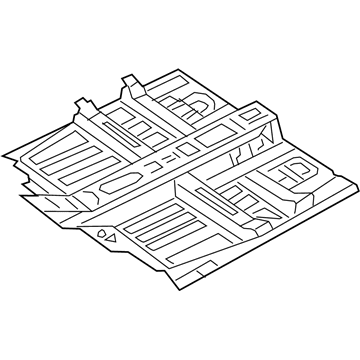 Mopar 68160978AB Pan-Front Floor