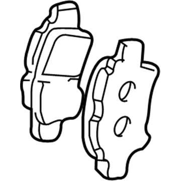 Toyota 04465-17140 Front Pads