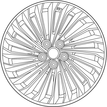 Toyota 4261A-62031 Wheel, Alloy