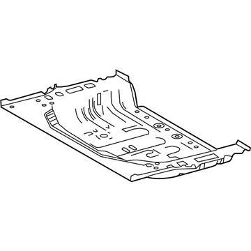 Lexus 58311-78020 Pan, Rear Floor