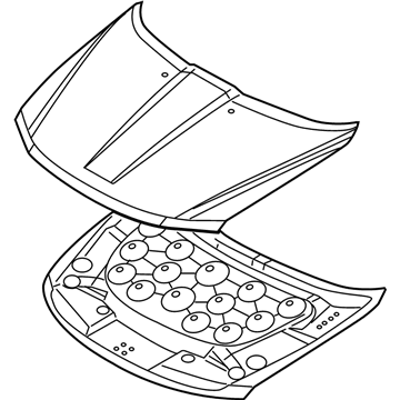 Mopar 5076777AE Hood Panel