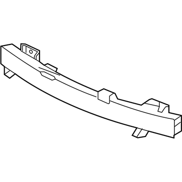 Acura 71530-TZ3-A00 Beam Complete, Rear Bumper