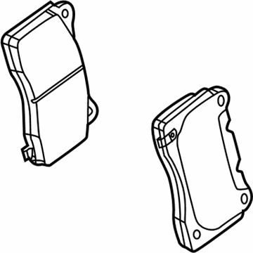 GM 84233021 Rear Pads