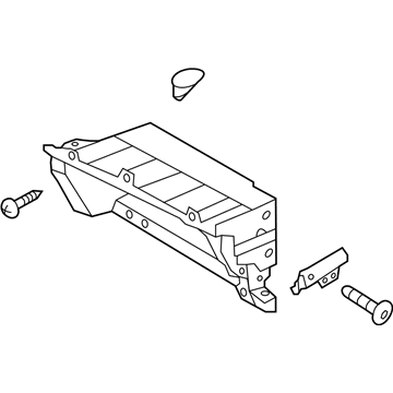 Hyundai 84540-3YAA0-RAS Panel Assembly-Lower Crash Pad, RH
