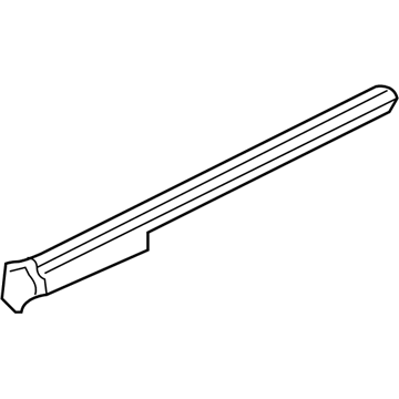 BMW 51-37-7-164-987 Inner Channel Sealing, Rear Left