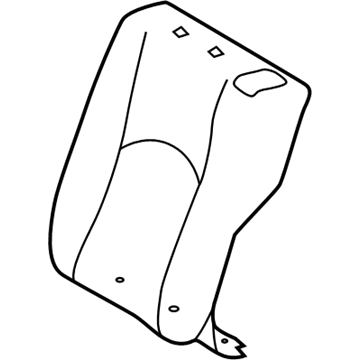 Lexus 71078-76480-A1 Rear Seat Cover Sub-Assembly