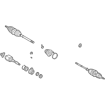 Toyota 43410-20781 Axle Assembly