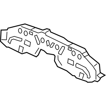 Honda 65700-T3V-A00ZZ Crossmember, Middle Floor