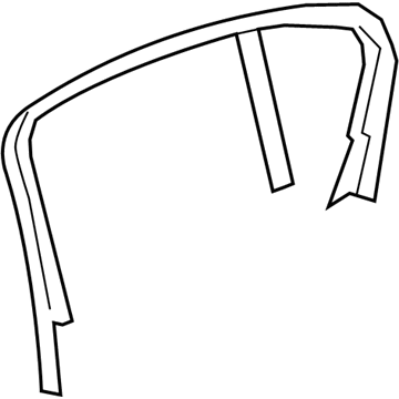 BMW 51-35-2-635-875 TRIM, WINDOW FRAME, DOOR, RE