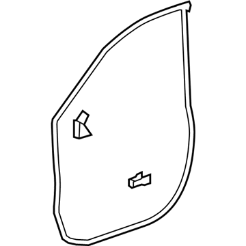 Acura 72310-STK-A01 Seal, Right Front Door (Outer)
