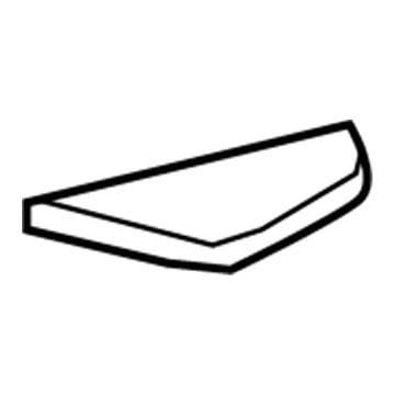 Lexus 74262-33040-A0 Cover, Rear Door Armrest, LH