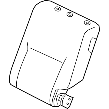 Nissan 88650-5RL2A Back Assy-Rear Seat, LH