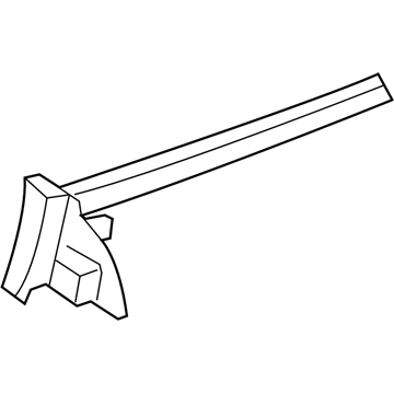 Mopar 5076138AF WEATHERSTRIP-Rear Quarter Inner Belt