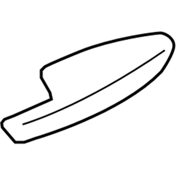 Hyundai 83720-3S000-RAS Rear Door Armrest Assembly, Right