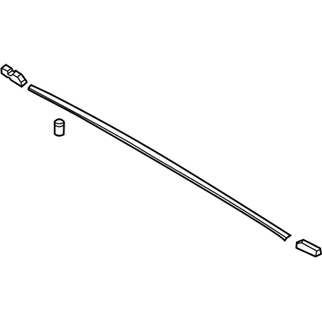 Hyundai 86430-2E000 Weatherstrip-Hood