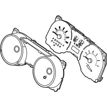 Ford DR3Z-10849-CA Cluster Assembly