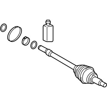 Hyundai 49527-G2000 Joint & Shaft Kit-Front Axle W