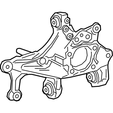 Lexus 42305-76040 Carrier Sub-Assembly, RR