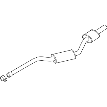 BMW 18-30-7-646-026 Front Silencer