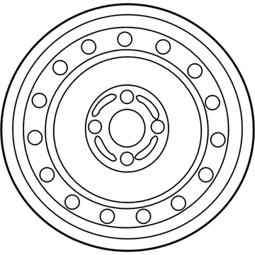 Kia 529102M910 Wheel Assembly-Temporary