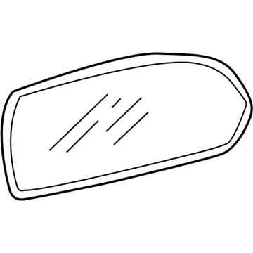 Hyundai 87611-2D110 Mirror & Holder Assembly-Outside Rear Vi