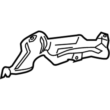 BMW 51-48-7-184-464 Heat Insulation, Brake Hose