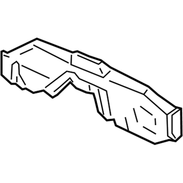 Acura 65700-TZ3-A00ZZ Crossmember Complete, Middle Fl