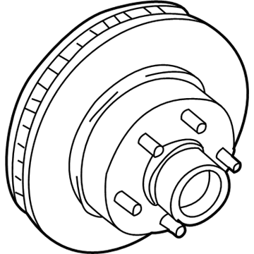 GM 19202730 Front Brake Rotor Assembly
