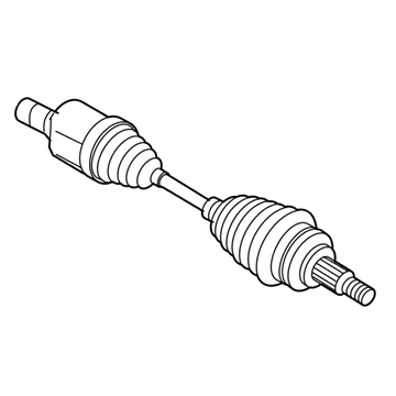 GM 15295798 Front Wheel Drive Shaft Assembly