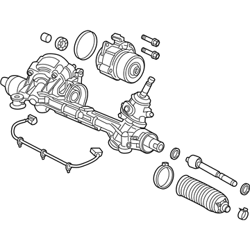 Honda 53620-TGH-C61 RACK, POWER STEERING