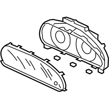 Honda 78100-TP7-A11 Meter Assembly, Combination